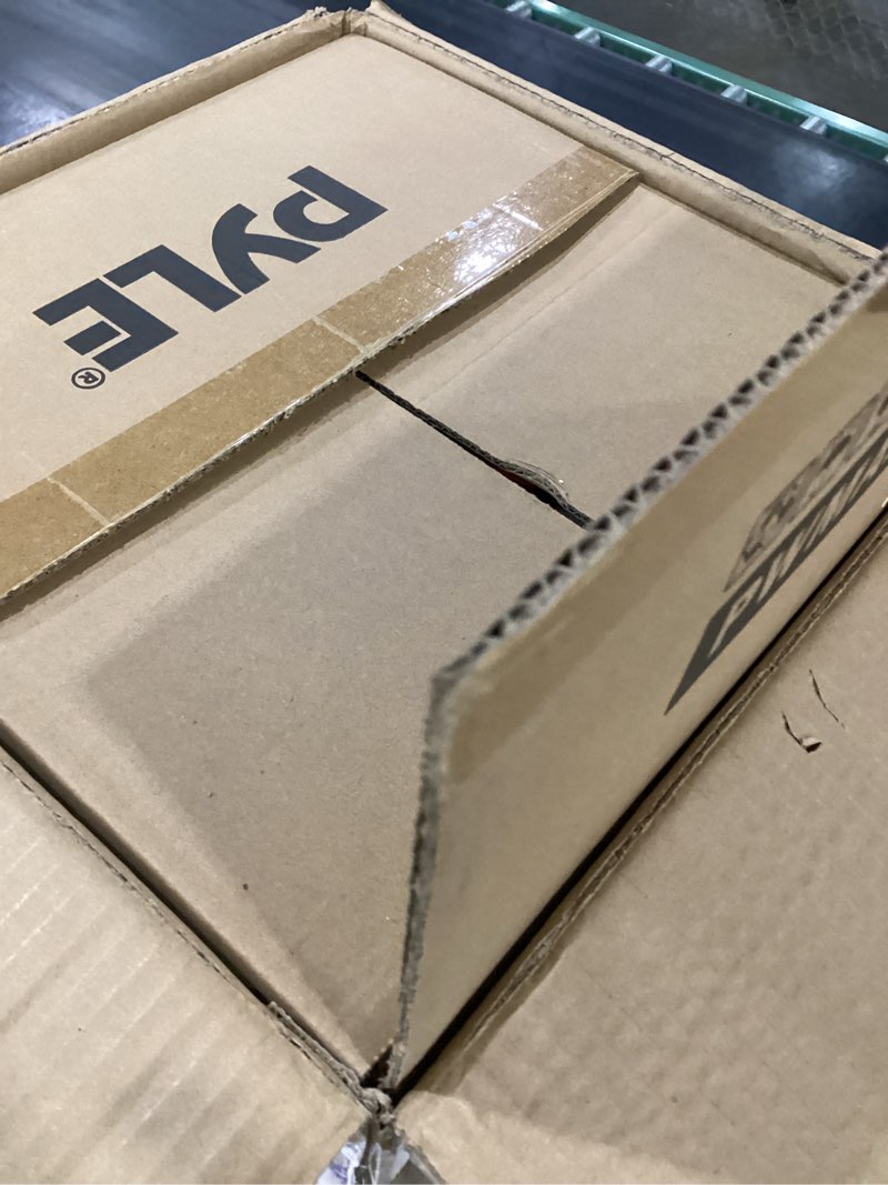 Condition photo showing New/Like New for Pyle Wireless Portable PA System-400W Bluetooth Compatible Rechargeable Battery Powered Outdoor Sound Stereo Speaker Microphone Set w/Handle, Wheels-1/4 to AUX, RCA Cable (PWMA230BT) 8 inch