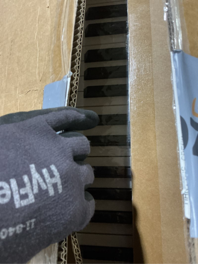 Condition photo showing Good Condition for piano keyboard 88 key weighted keys: terence digitalkeyboard piano 88 key weighted full size keyboard digital premium sound midi headphone jack triple pedal compact