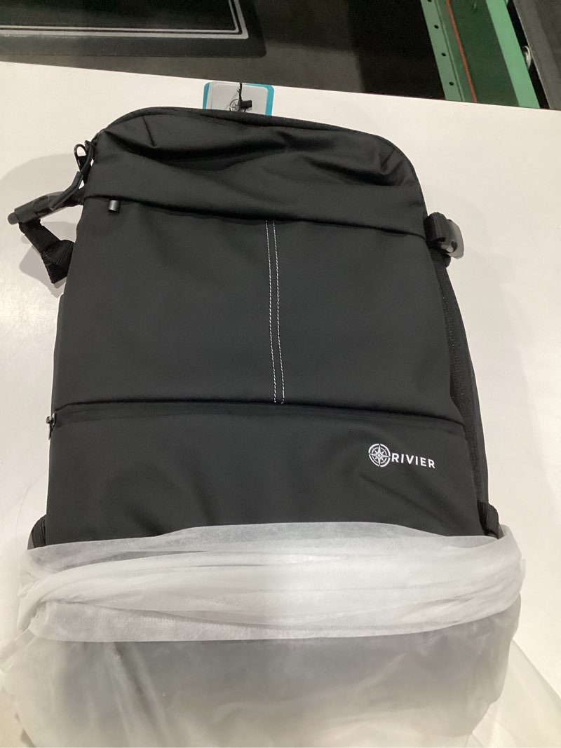 Condition photo showing Good Condition for Laptop Travel Backpack Expandable With Vacuum Compression And Pump, Personal Item Carry On Bag with Anti Theft Lock, Water Resistant, Flight Approved 17 Inch Laptop, Men Women, Vacpack Light Black