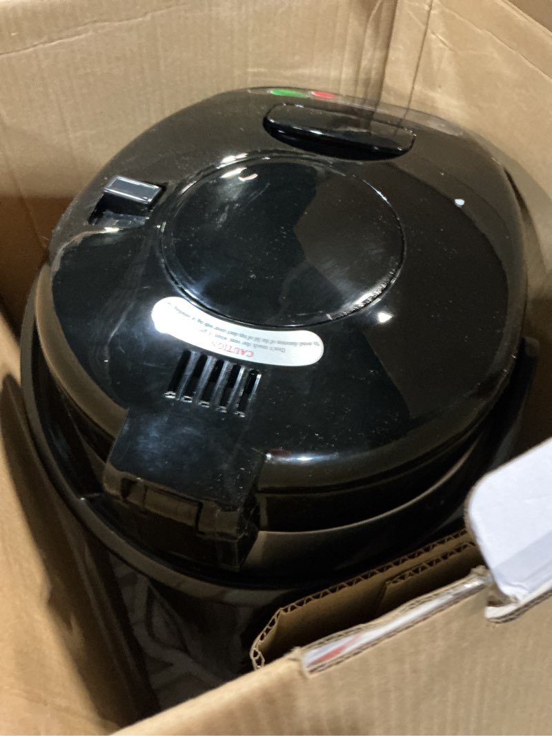 Condition photo showing As Is for NutriChef 5.2 Qt Electric Water Kettle, Portable, Quick Heating, 5 Liter Digital Kettle with 5 Temperature Settings, Safety Lock, Stainless Steel, 3 Dispensing Options, 8.46" x 11.2" x 16.5" 5.3 Quarts