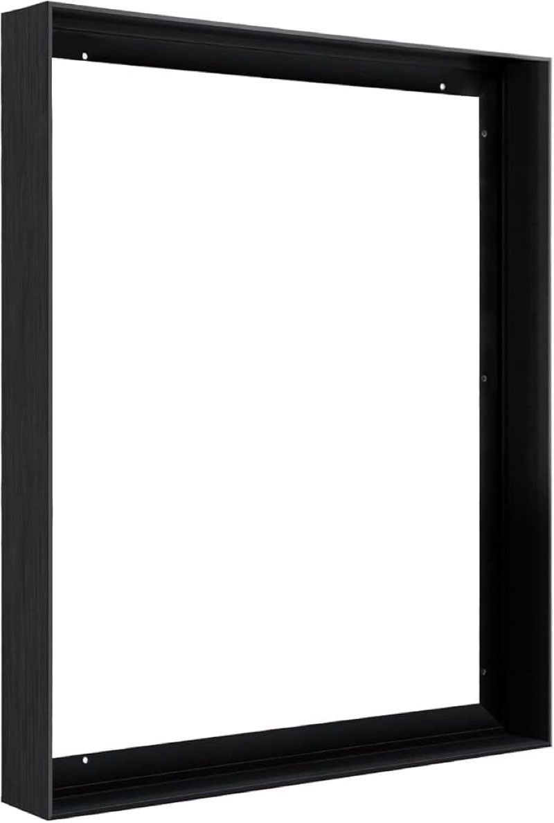 (Similar to stock photo) FOLKOR Floater Frame for 18x22 Canvas Paintings, DIY Metal Floating Frames with 1.5\" Deep for Art Sh