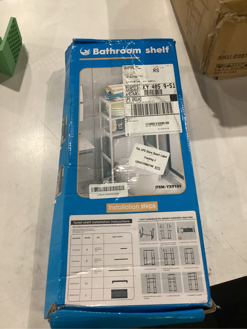 Toilet shelf