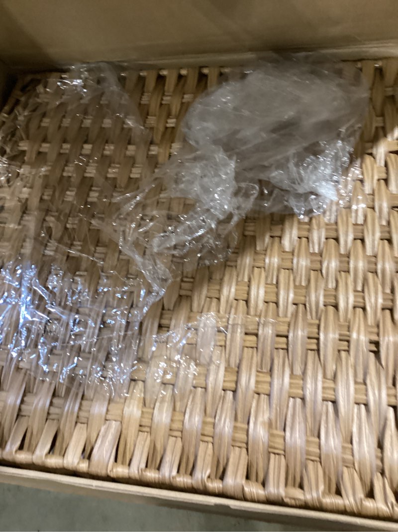 Condition photo showing Good Condition for feandrea cat litter box enclosure, handwoven rattan hidden litter box furniture with extra mat, removable washable tray, boho cat house, end table, goose yellow upcl024ye01 goose yellow s (20.7"l x 20.7"w x 22"h)