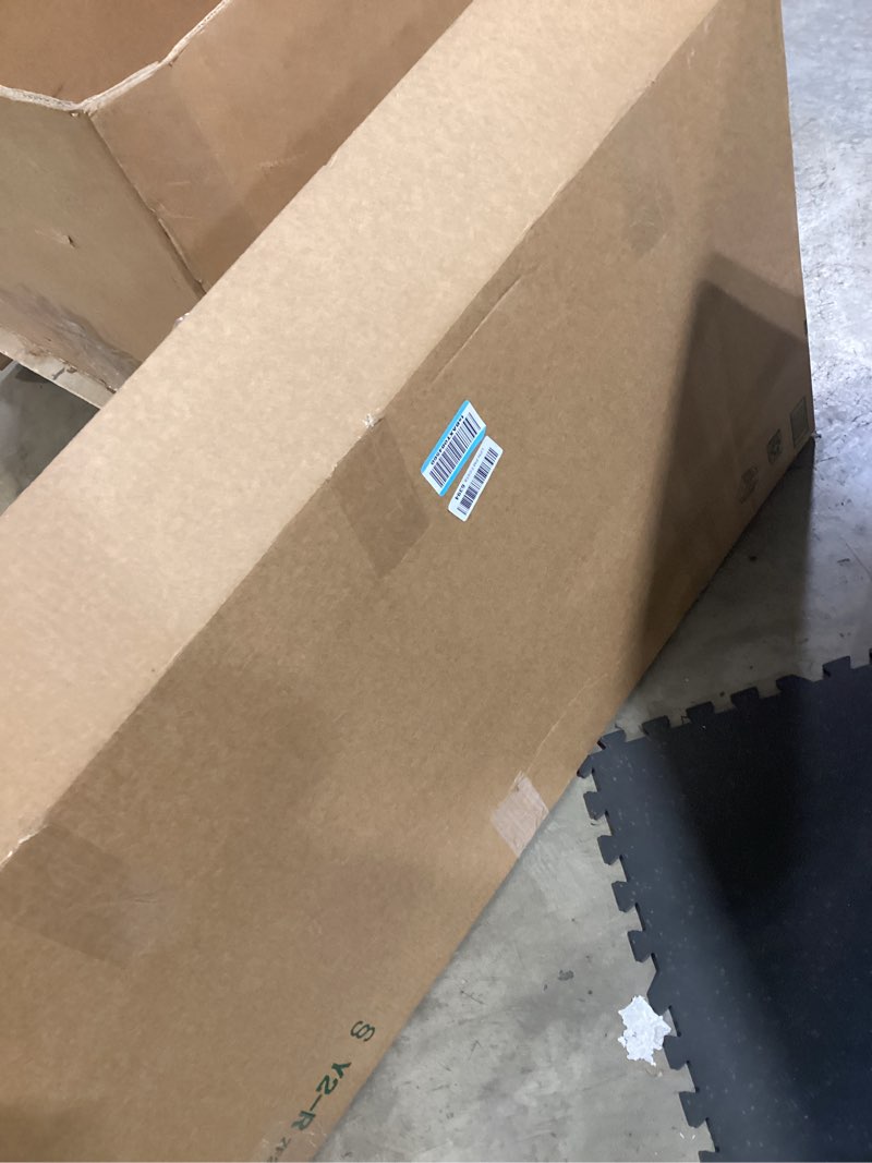 Condition photo showing As Is for Double-Sided Magnetic Whiteboard, 48" x 36" Large Dry Erase Board Aluminum Frame for Wall, Large White Board Marker Board for Kitchen, Memo, School, Home, Office