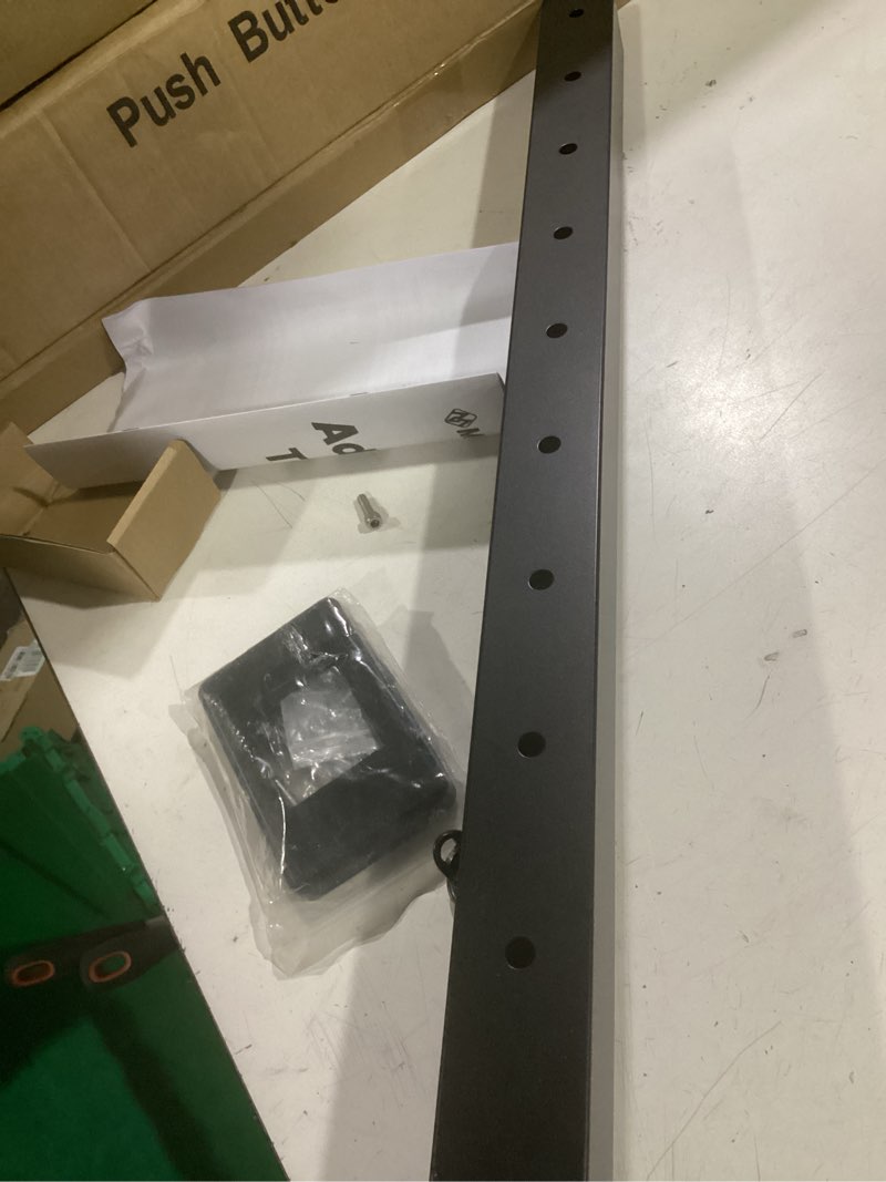 Condition photo showing Good Condition for muzata black cable railing post 36 inch 36"x2"x2" level drilled surface mount t304 stainless steel cable railing system kit indoor outdoor with paper user guide ps01 bh4s
