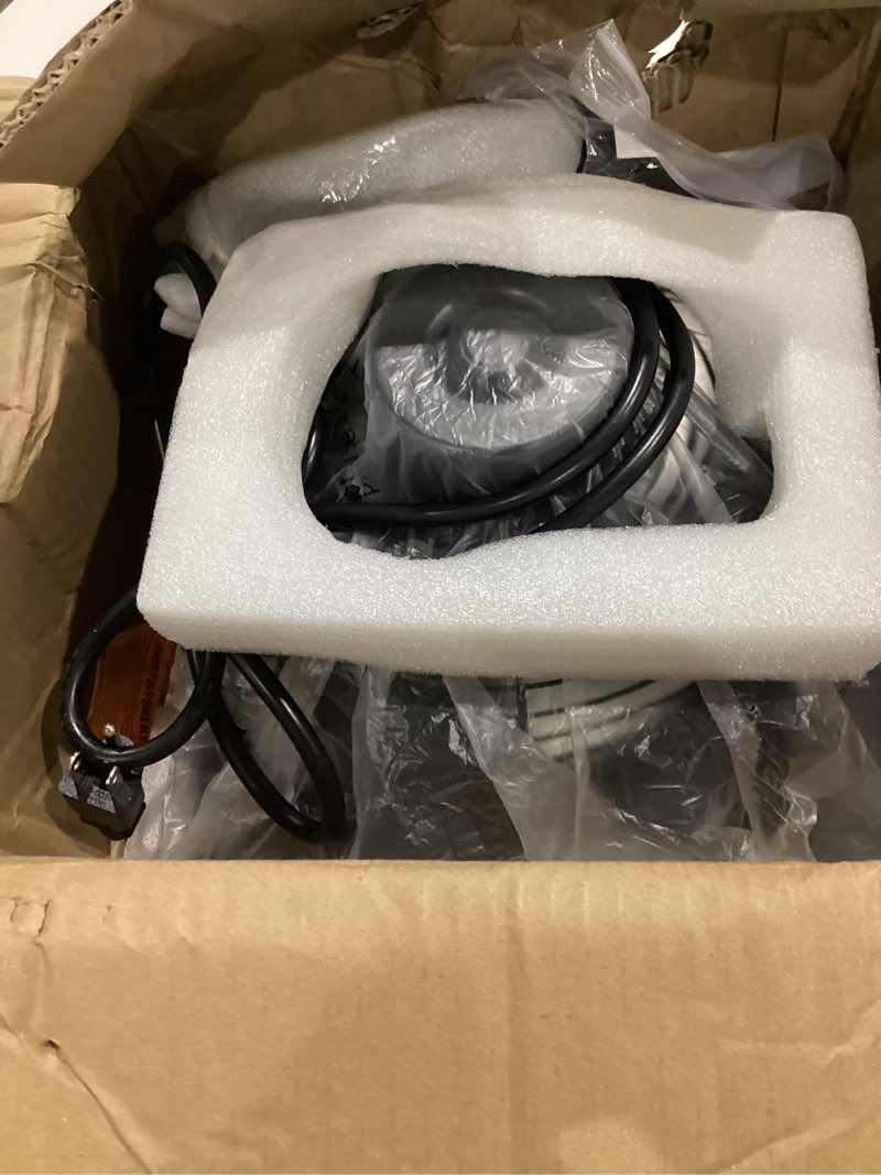 Condition photo showing Good Condition for 8'' upgraded shutter exhaust fan with thermostat & remote, 760 cfm wall mounted attic exhaust fan, auto on/off by temperature for garage, greenhouses, sheds, chicken coops & basement 8 inch