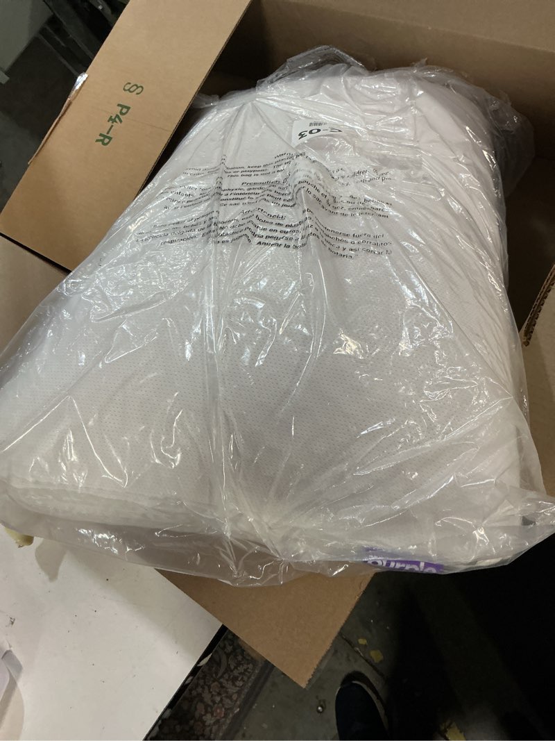 Condition photo showing Good Condition for purple harmony pillow – talalay latex foam cooling pillow for combo or side sleepers, 360º hex gelflex grid for no-pressure support and luxurious weightless feel - standard, medium feel, tall height standard – tall