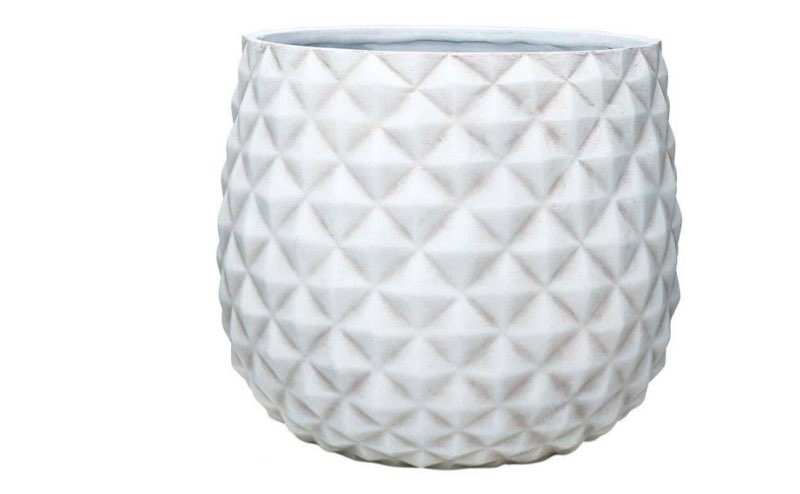12-Inch White High Pineapple Planter pack of 4
