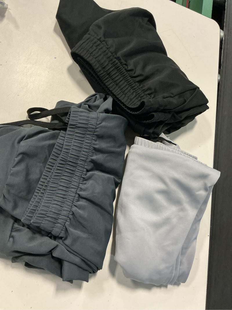 Condition photo showing Good Condition for asudesire 3 pack men's athletic pants sweatpants workout jogger with pockets for running jogging hiking upgraded premium fabric