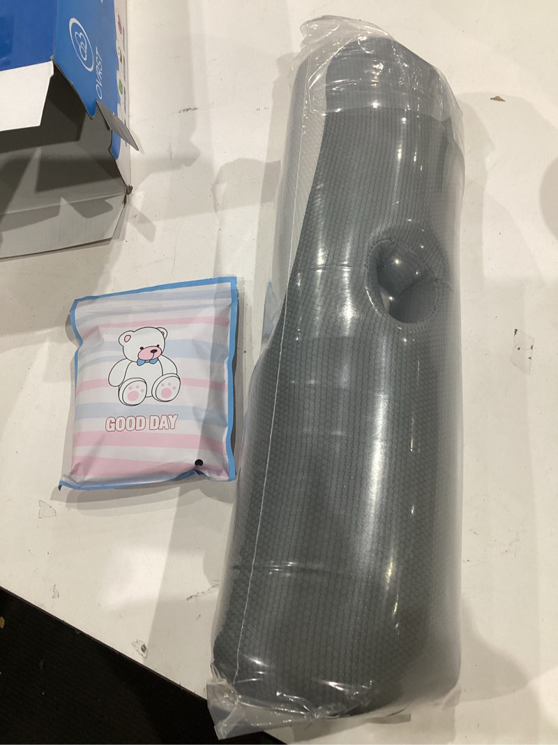 Condition photo showing New/Like New for seat cushion,office chair memory cushion, ergonomic design, relieve sciatica and long-term sitting pain, suitable for desks, car seats, games, wheelchairs gray