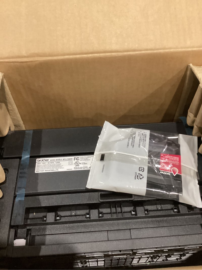 Condition photo showing New/Like New for brother work smart 1360 wireless color inkjet all-in-one printer with automatic duplex printing and 1.8” color display | includes refresh subscription trial(1) (mfc-j1360dw) (uses lc501 series inks)