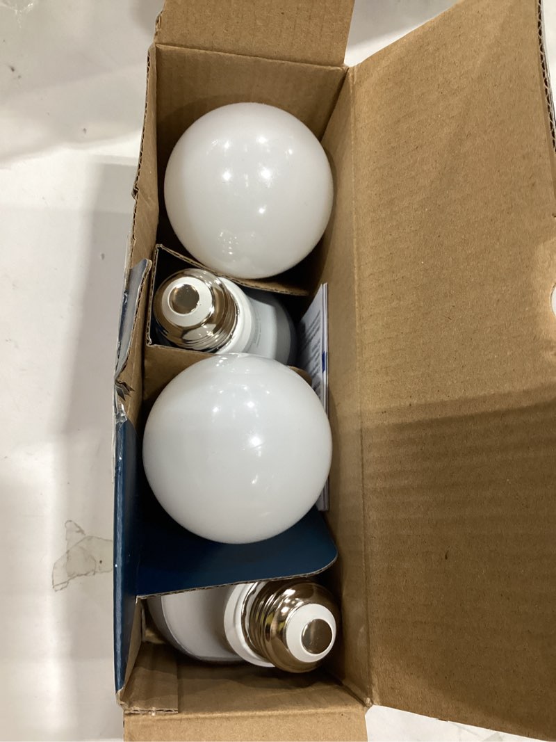 Condition photo showing Good Condition for Linkind Smart Light Bulbs, Smart Bulb That Work with Alexa & Google Home, LED Light Bulbs Color Changing, 104 Preset Scene, Music Sync, A19 E26 2.4GHz RGBTW WiFi Bluetooth Light Bulb 60W, 800LM, 4Pack 4 Count(Pack of 1)