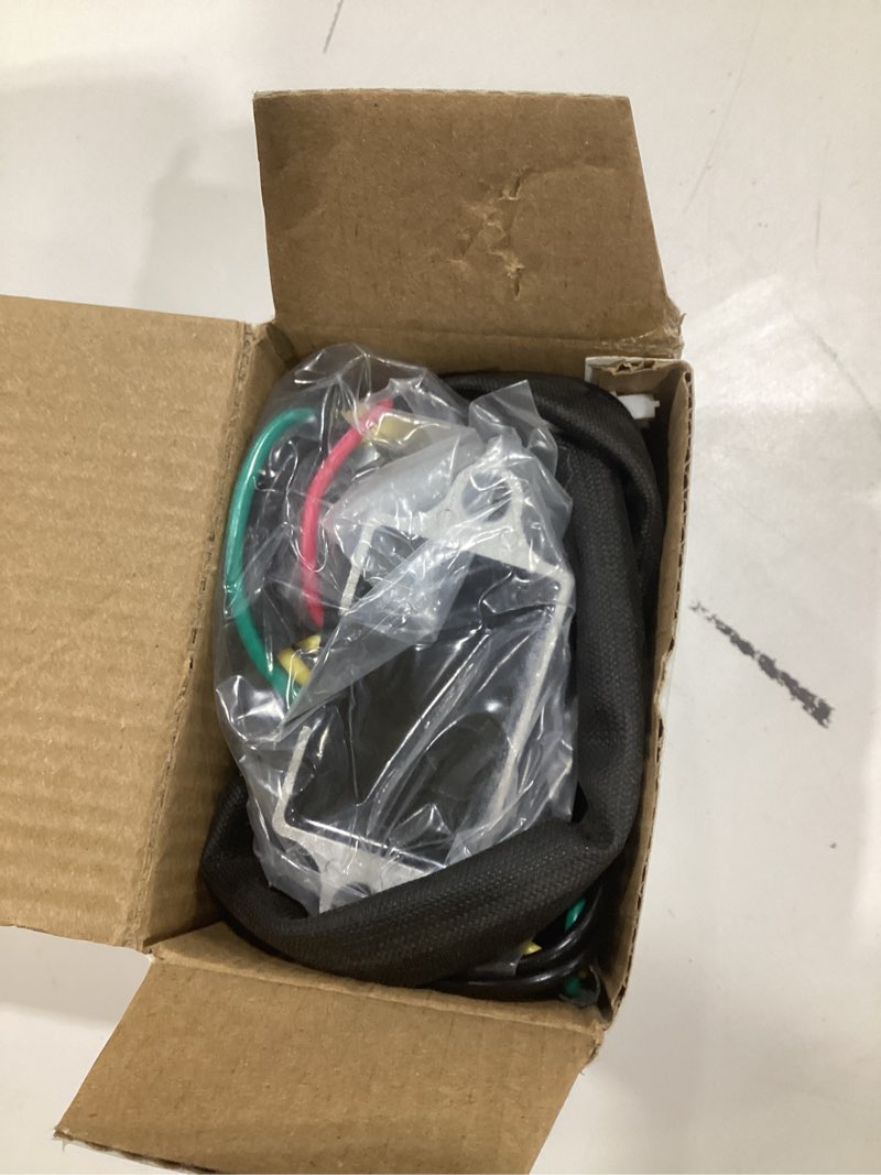 Condition photo showing As Is for voltage regulator rectifier with harness fit toro timecutter titan z-master, fit exmark quest radius, 12v dc aluminum heat sink body replaces 136-7879 127-9219 (verify connector pin count) - 1 pack