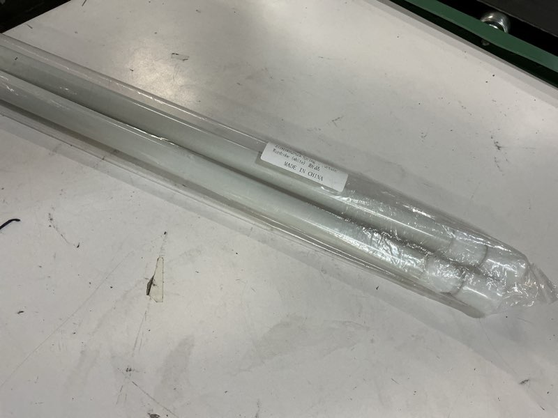 Condition photo showing Good Condition for 2 Pack Spring Tension Curtain Rods White Ajustable 53-98inchs, 0.86inch Diameter, Extension Spring Tension Rods Suitable for Use in Bathroom Window Screen Curtain Wardrobe (white)
