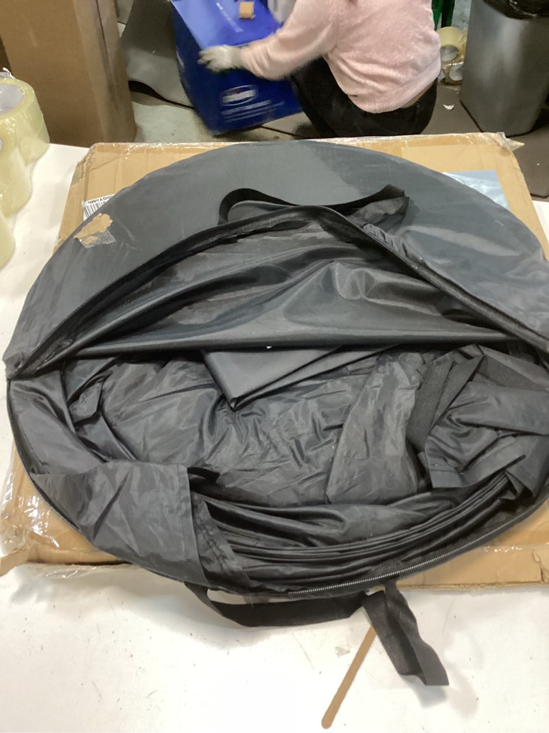Condition photo showing New/Like New for Pop Up Pod - Privacy Shower Tent, Dressing Room, or Portable Toilet Stall with Carry Bag for Camping, Beach, or Tailgate by Wakeman Outdoors Black