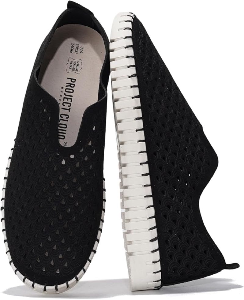 project cloud womens shoes – lightweight summer loafers for women with memory foam insole – stylish size 5.5