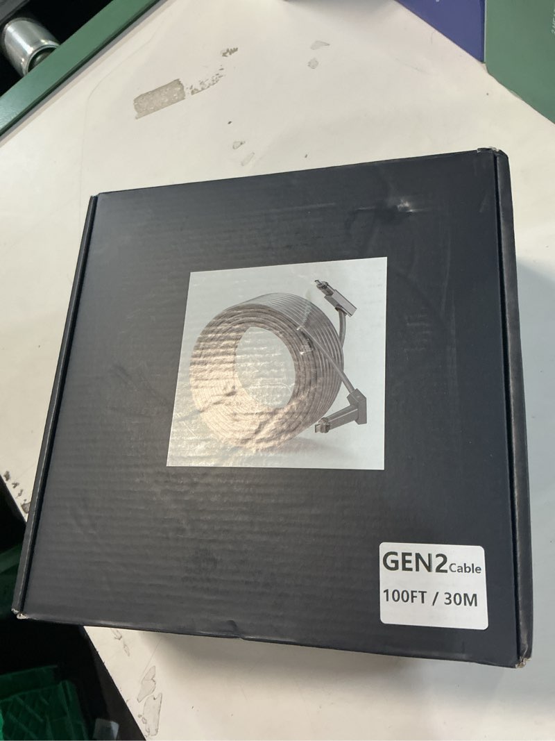 Condition photo showing New/Like New for ablian starlink gen 2 cable 100ft, only for gen 2 rectangular dish, waterproof replacement cord for