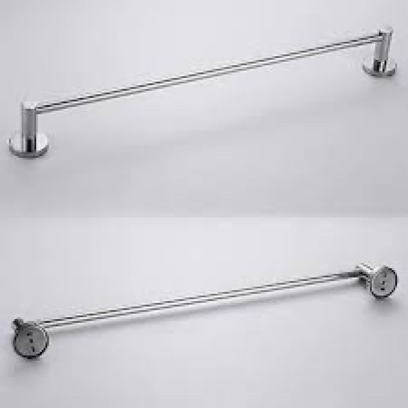 Single Towel Bar Rail Screws Mounting Towel Holder Bathroom Kitchen Accessories SUS 304 Stainless Steel Towel Bar Rails (Size : 110CM)( 2 pieces )