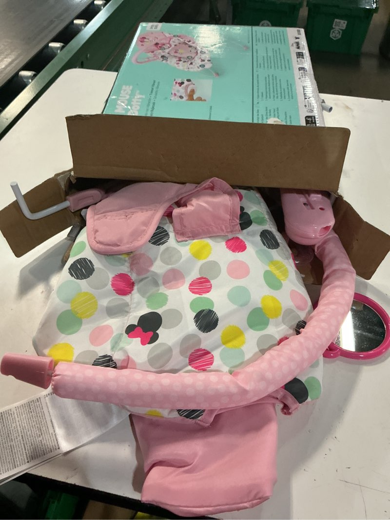 Condition photo showing Good Condition for bright starts minnie mouse spotty dotty vibrating bouncer