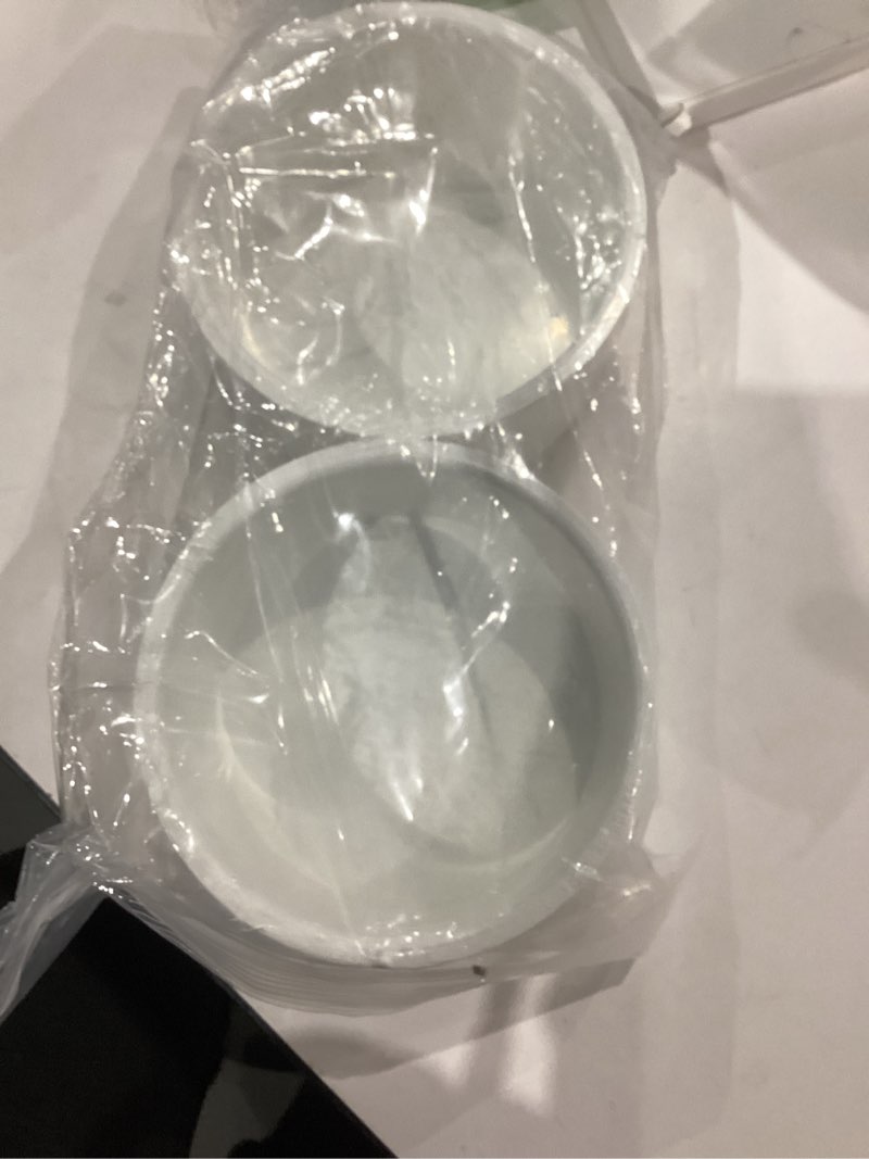 Condition photo showing New/Like New for Luomorgo 4" PVC Pipe End Cap Fitting, 2 Pack Pipe Plug Socket Caps, White External End Caps for PVC Furniture, Garden Shelves, Racks DIY Projects 4 Inch 2