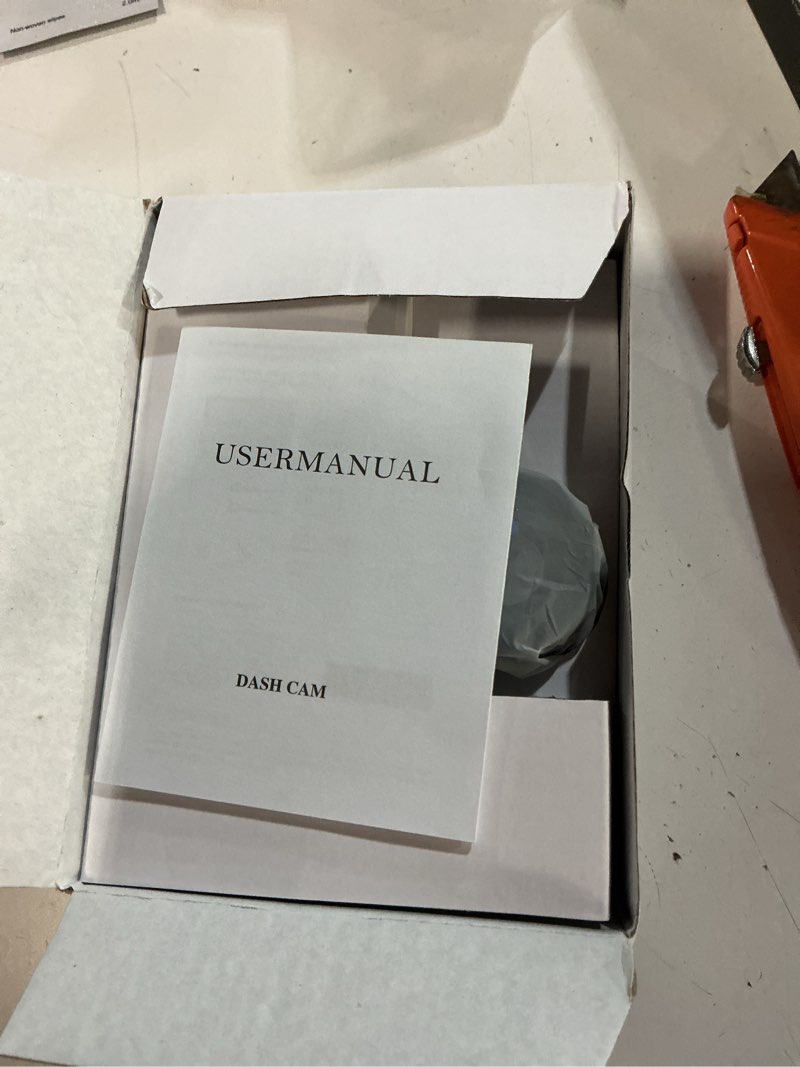 Condition photo showing New/Like New for Dash Cam Front and Rear Inside 3 Channel, 4K Full UHD Dash Camera for Cars Built-in 32GB Card with IR Night Vision, 24 Hours Recording, Loop Recording, G-Sensor (Black) 2 inch