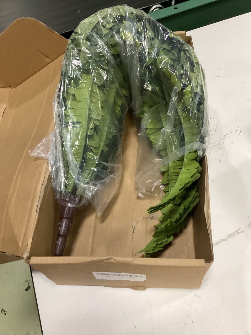Condition photo showing New/Like New for forestwave artificial ferns for outdoors and indoors, 45\" fake ferns artificial plants large, 57 fronds boston fern uv resistant faux greenery suitable for porch garden planters home decor