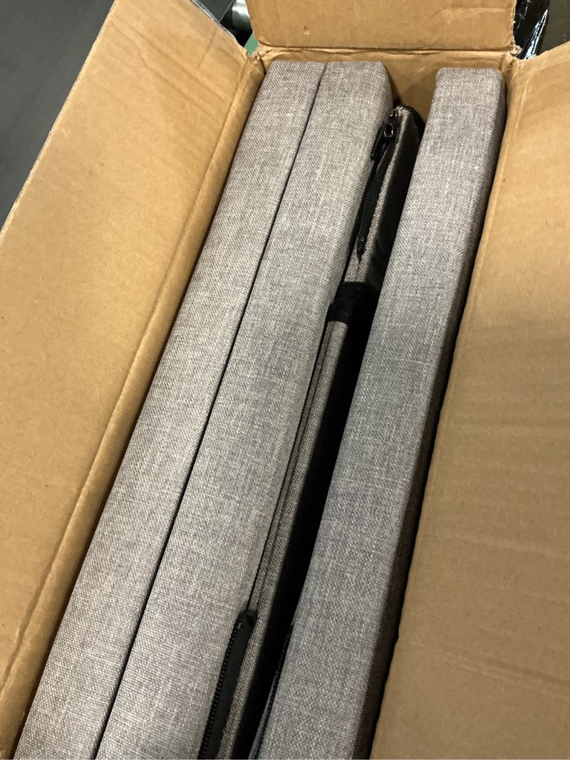 Condition photo showing Good Condition for love's cabin dog stairs for high bed 18" h, foldable pet stairs for small medium or large dogs puppy with storage for bed or couch, cat dog steps ramp with zip up to 200 lbs, solid grey, 3 steps solid grey 3 29.5"dx17"wx17.7"h