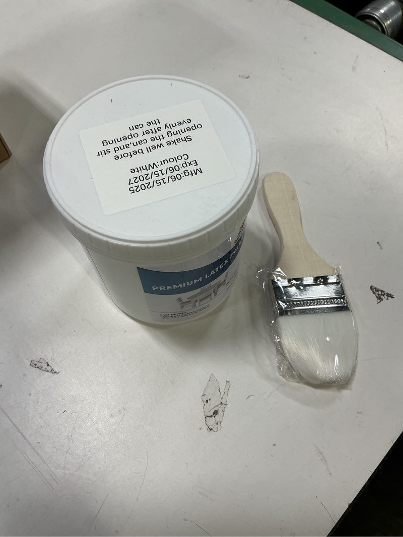 Condition photo showing New/Like New for (Exp:06/15/2027) painting kitchen cabinets sold 16fl.oz/500ml white 