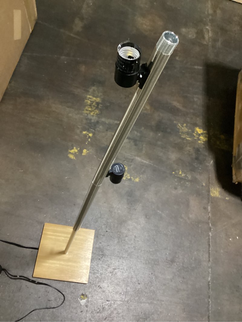 Condition photo showing As Is for possibly incomplete , similar to photo , as is , floor lamp