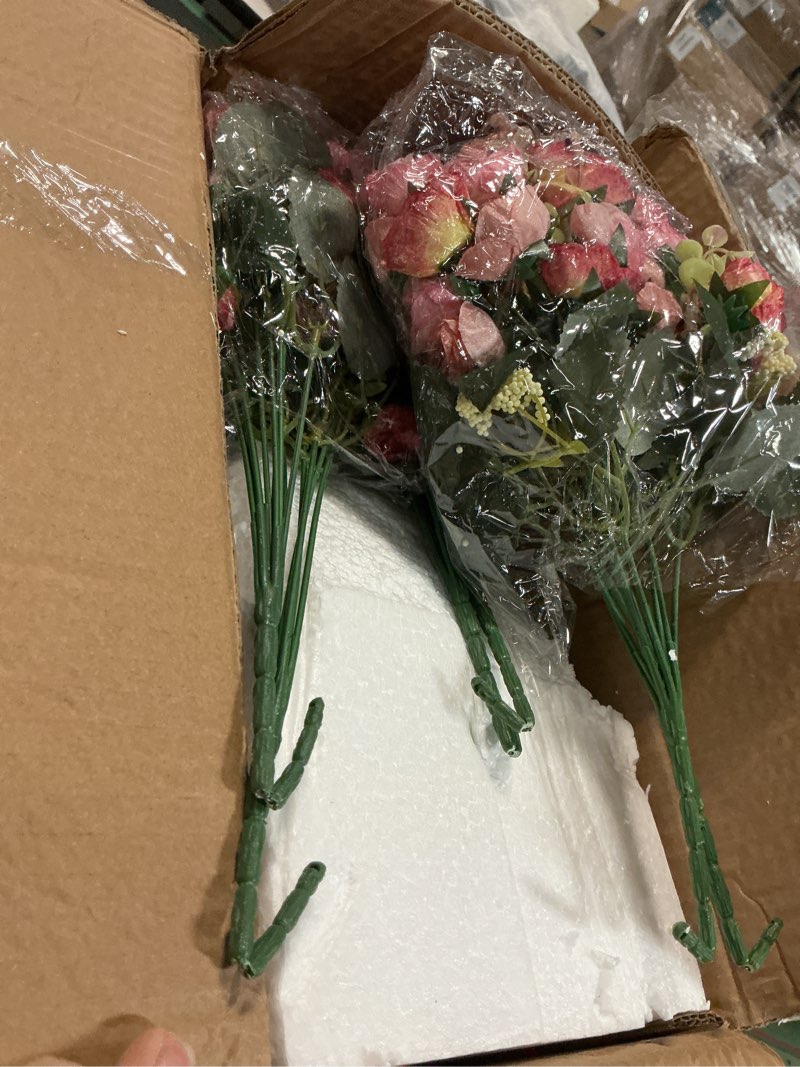 Condition photo showing Good Condition for ARMUTCH Tall Wall Mounted Artificial Flower Arrangement - 12.0x25.8 inch Resin Vase with Real-Touch 