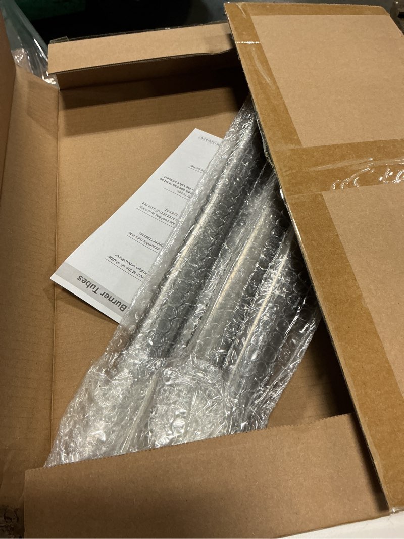 Condition photo showing Good Condition for qulimetal 19.4" grill burner for weber genesis ii/lx 300 series, genesis ii e310, ii e315, ii e335 (2017 and newer) gas grills, 304 stainless steel burner tubes for weber 67489 67490 67491, 3 pack 19.4"-67489