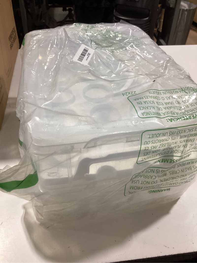 Condition photo showing Good Condition for snapware (2-layer, 24 cupcakes plastic detachable cupcake carrier storage container with lid and handle, freezer dishwasher microwave safe 14.25" l x 10.5" w carrier