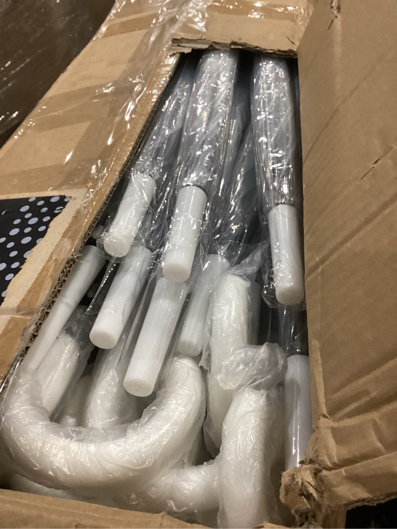 Condition photo showing Good Condition for 52 & 32 pack clear wedding umbrellas, windproof bulk umbrellas with thank you tags, large poe dome, auto open-close, guest favors for weddings, parties, photography, outdoor events (wood-look, white) white 36" - 52 pack