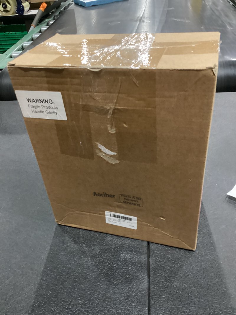 Condition photo showing New/Like New for Aoriher 4 Pcs Crystal Glass Candy Jar Set with Lids Home Decorative Storage Jars for Apothecary, Bathroom, Kitchen, and Pantry, Ideal for Cotton Swabs and Jewelry(Large,Clear) Large Clear