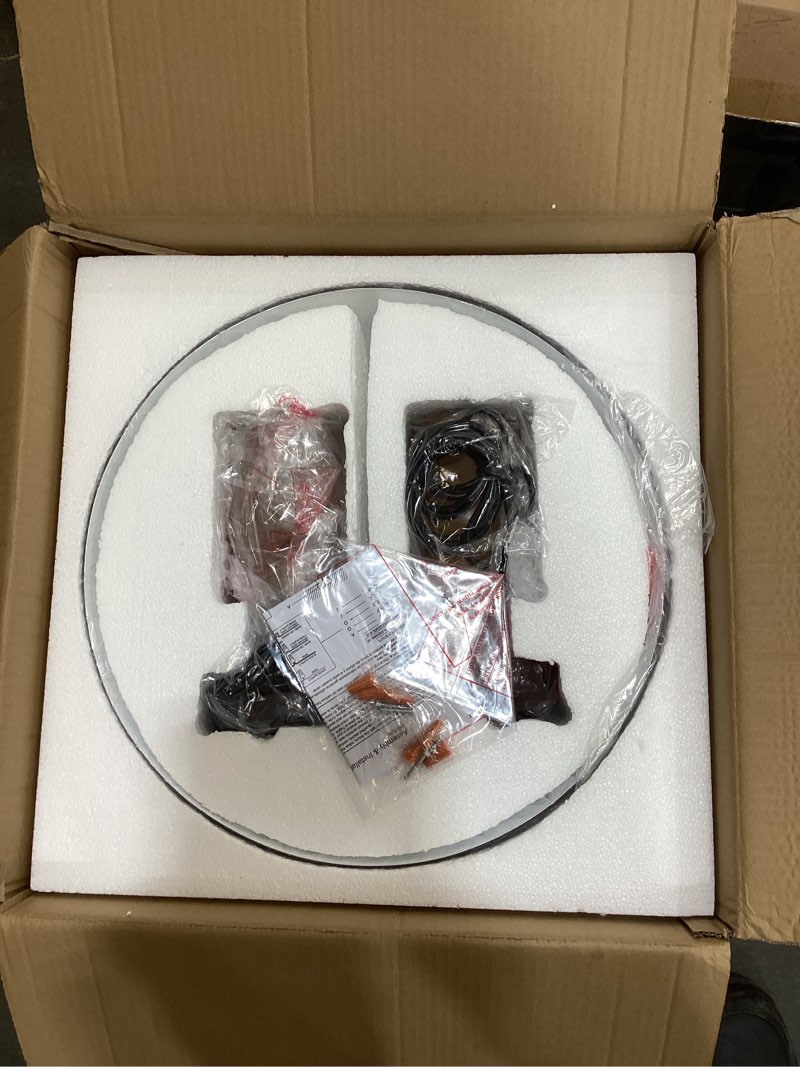 Condition photo showing New/Like New for darkaway large industrial pendant light fixtures with hammered metal shade, 2pack black 18.1inch oversized pendant lighting for kitchen island hanging lamp adjustable height