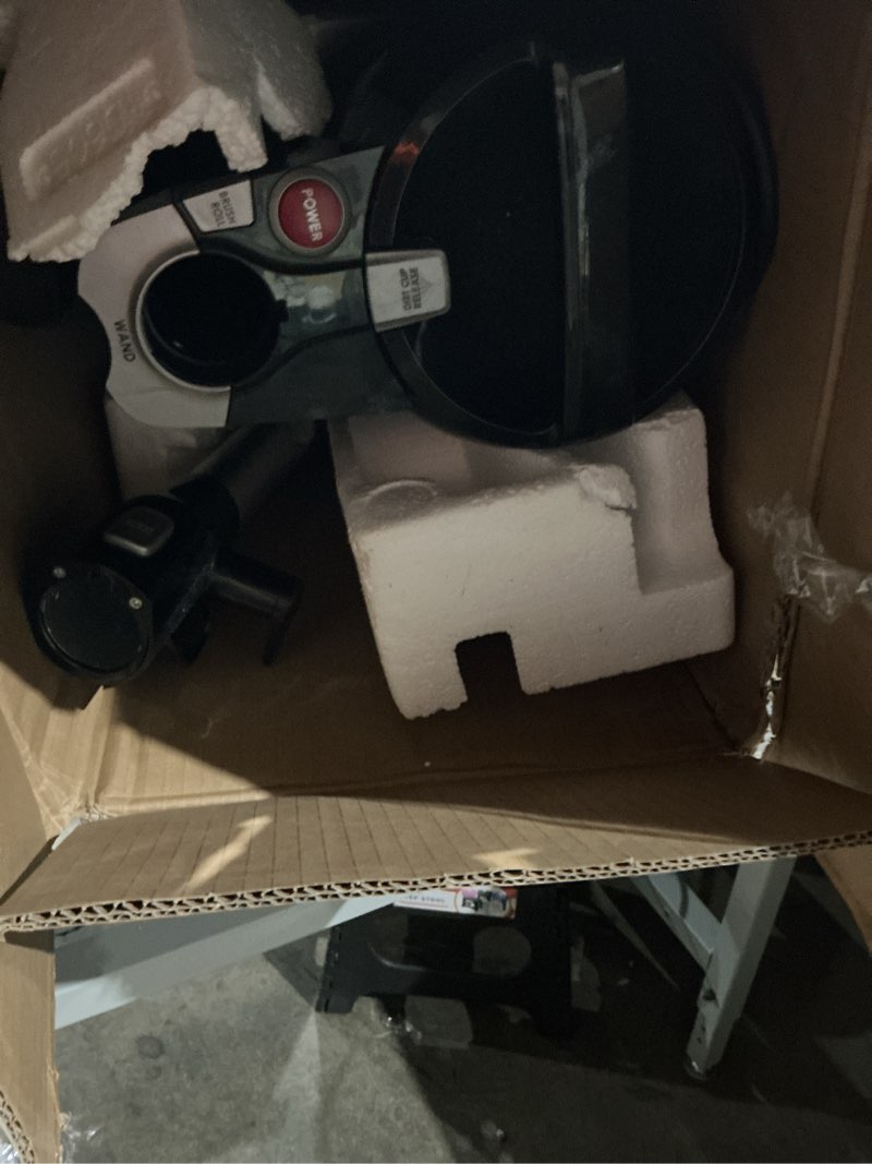 Condition photo showing As Is for hoover maxlife pro pet swivel vacuum cleaner, bagless upright vac, hepa media filtration, maxlife system, windtunnel technology, corded vacuum cleaners for home use