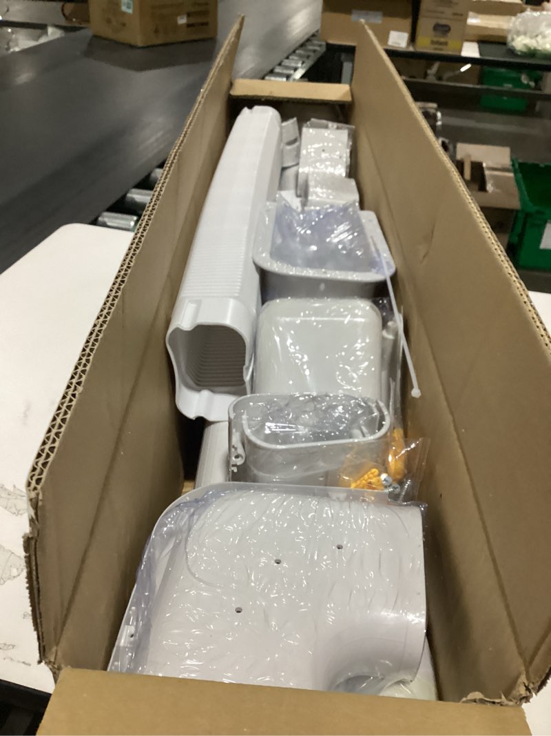 Condition photo showing New/Like New for cestluck mini-split ac line set cover: 4" 23 ft line hide for mini split central ac hvac heating system - waterproof pvc outdoor pipe cover split unit line guard decorative refrigerant line cover 4" x 23 feet
