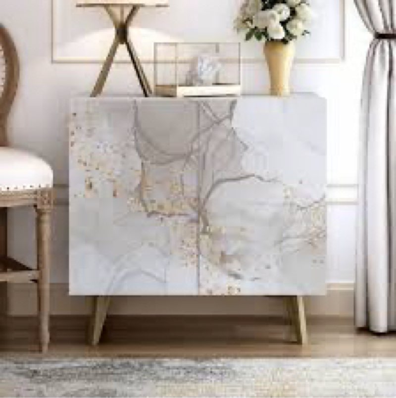 (Missing part) Bostyn Art 2 Door Accent Cabinet
