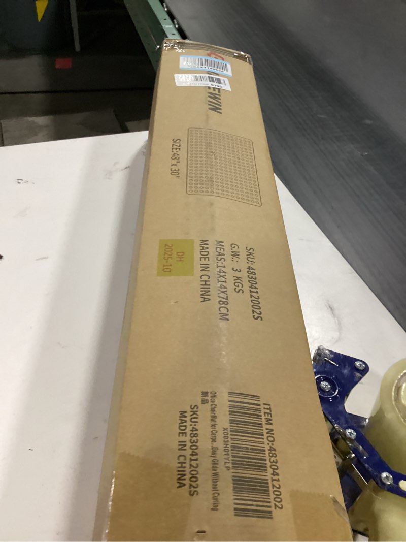 Condition photo showing Good Condition for office chair mat for carpeted floors, desk mats 48"x30" for rolling desk on low pile carpets, small 