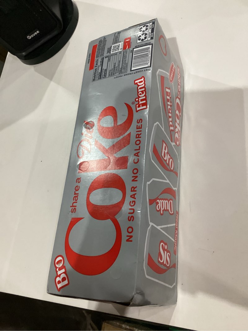 Condition photo showing New/Like New for Diet Coke Soda Soft Drink Fridge Pack Cans, 12 fl oz, 12 Pack Diet Coke 12 Fl Oz (Pack of 12)