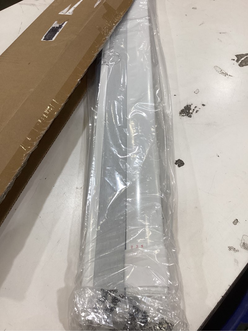 Condition photo showing Good Condition for lazblinds no tools no drill cordless cellular shades, blackout light blocking honeycomb shades for home, thermal insulation blinds for windows, 34" w x 48" h, white blackout-white 34" w x 48" h