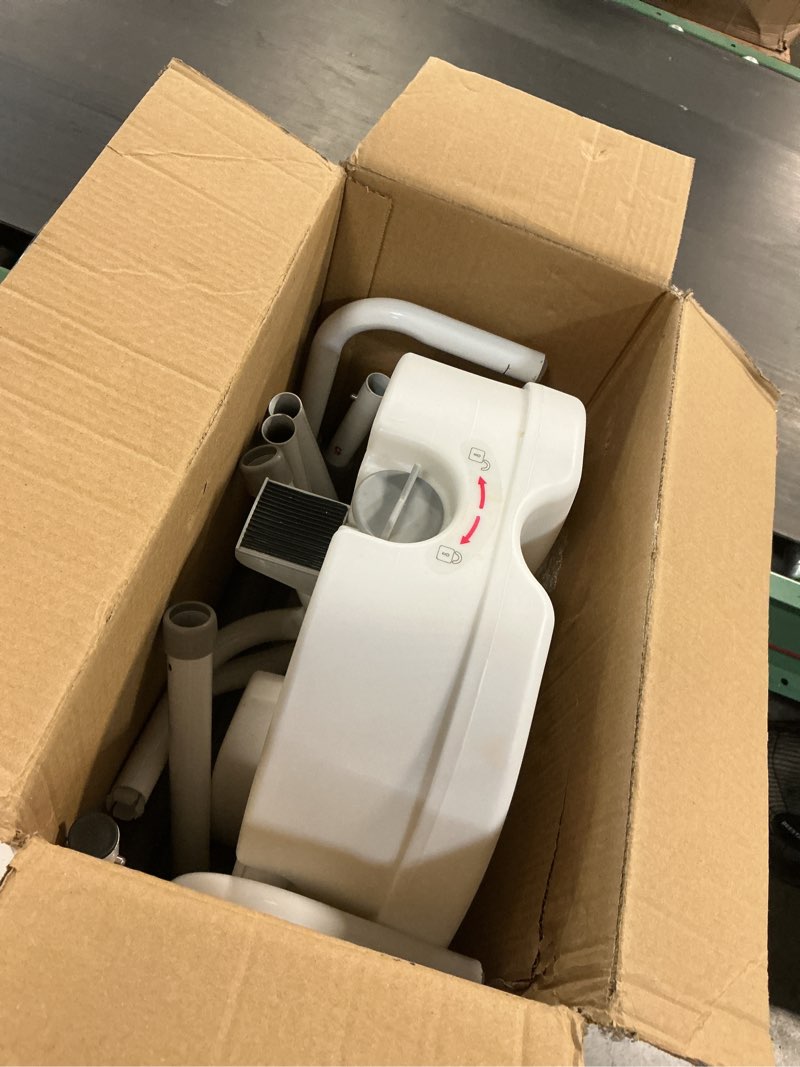 Condition photo showing As Is for wehwupe raised toilet seat with handles for elderly - toilet seat risers for seniors with adjustable padded arms - elevated toilet safety seat for standard or elongated commode