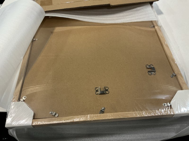 Condition photo showing Good Condition for KINLINK A2 Picture Frames Natural, Solid Wood Frames with Acrylic Plexiglass 16.5 x 23.5 Frame for Pictures A3 with Mat or A2 without Mat Wall Mounting Display, Set of 2 Natural 16.5x23.5