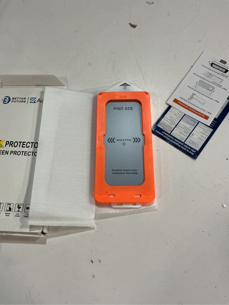 Condition photo showing Good Condition for AACL 3-Pack for Samsung Galaxy S25 Ultra Privacy Screen Protector Tempered Glass, Privacy Screen Protector for S25 Ultra [Fast Alignment Tool] [Bubble Free] [ Anti Spy] S25 Ultra Privacy-6.9Inch