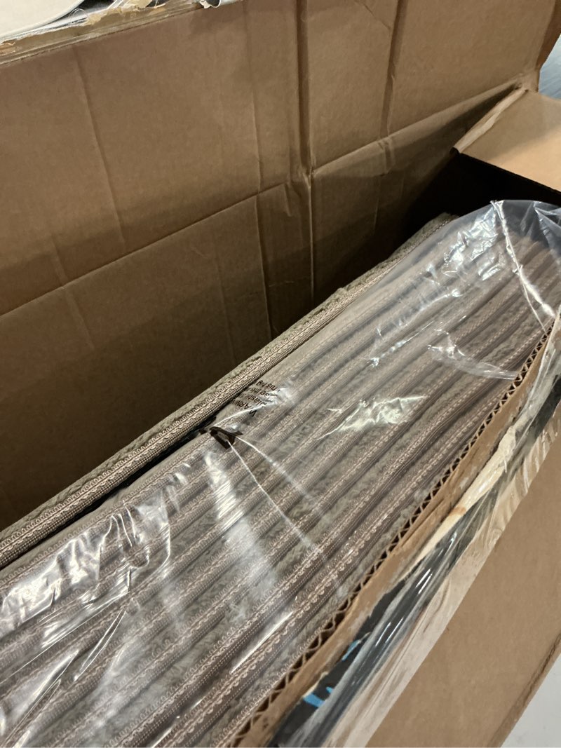 Condition photo showing Good Condition for pure era carpet stair treads ultra plush 8" x 30" soft indoor stair protectors pet-friendly non-slip skid resistant tape free washable reusable(14 pieces, cream gray) cream gray 14 pieces no bullnose