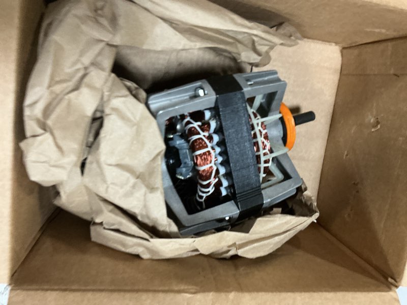 Condition photo showing As Is for upgraded w10410996 drive motor replacement by bay direct for whirlpool admiral crosley magic chef maytag norge compatible part number: 532567 532275 31001589 53-3251 53-2590 53-4459
