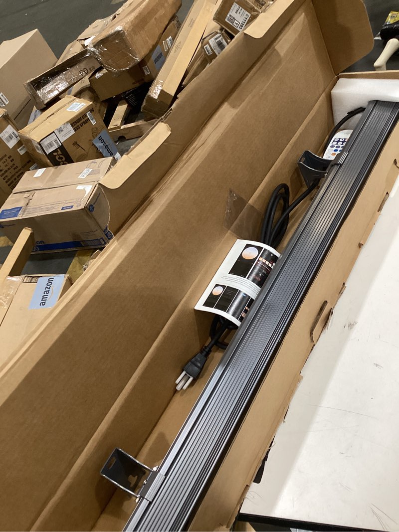 Condition photo showing Good Condition for smart wall washer lights adjustable color temperature 2700k-6500k,72w 9600lm 1%-100% brightness dimmable led bar light app & remote control for outdoor, compatible with alexa/google assistant 40" tunable white(2700-6500k)