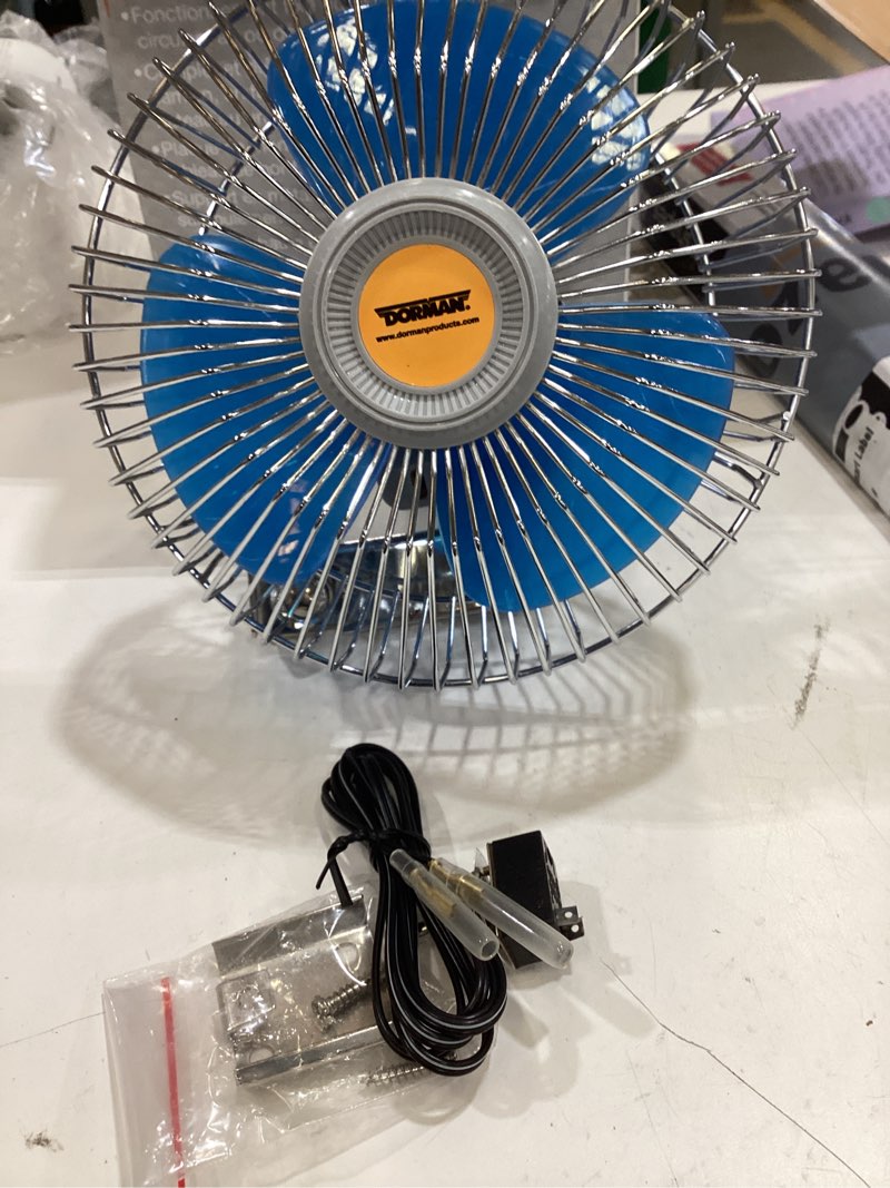 Condition photo showing Good Condition for dorman 7-942 12-volt oscillating fan universal fit
