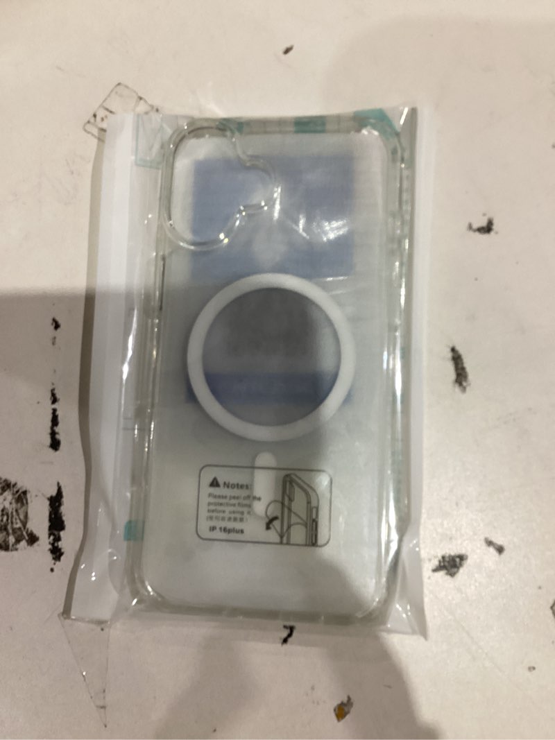 Condition photo showing As Is for FNTCASE for iPhone 16 Plus Case: Clear Magnetic Phone Cases with Screen Protector Compatible with Magsafe Slim Anti Yellowing Rugged Shockproof Protective Transparent Cell Phone Cover (A-Clear) for iPhone 16 Plus 6.7 inch A-Clear