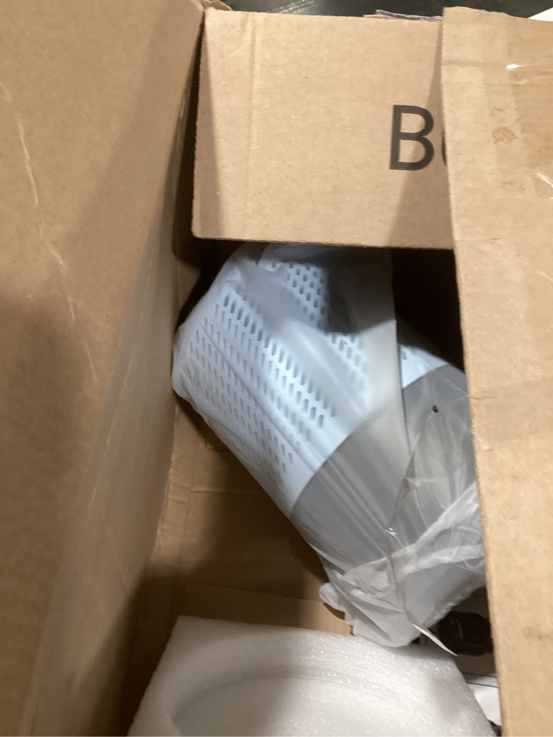 Condition photo showing As Is for Shark Air Purifier for Home, NeverChange Compact Pro, for Bedroom, Nursery, Home Office, Dorm, HEPA-Exceeding Filter, Captures Pollutants, Pet Dander, Dust, Odor, Smoke, and More, HP071BRN, Winter Fog Winter Fog (250 sq. ft)